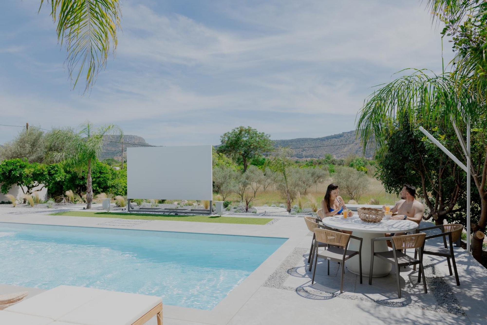 Nafplio Blue Topaz Poolside Villa ภายนอก รูปภาพ